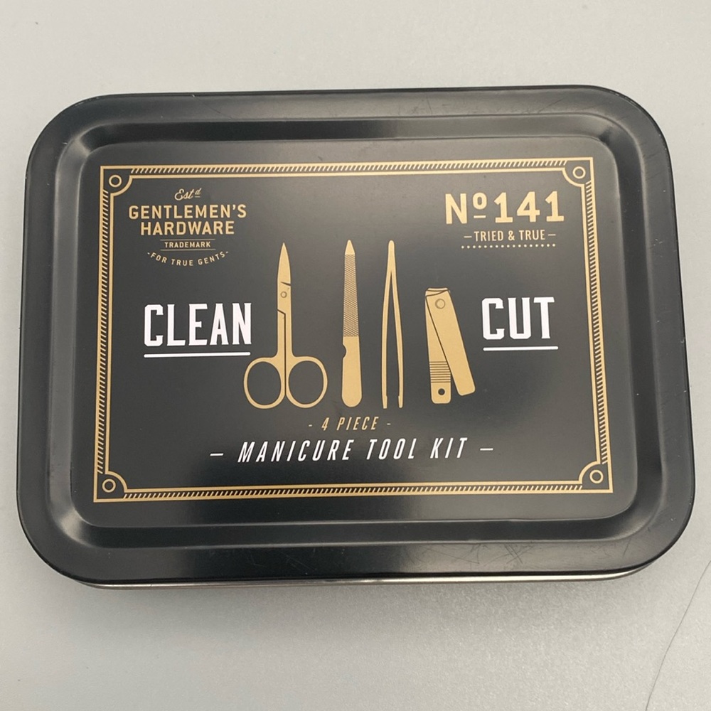 Gentlemen’s Hardware 4 Piece Manicure Tool Kit
